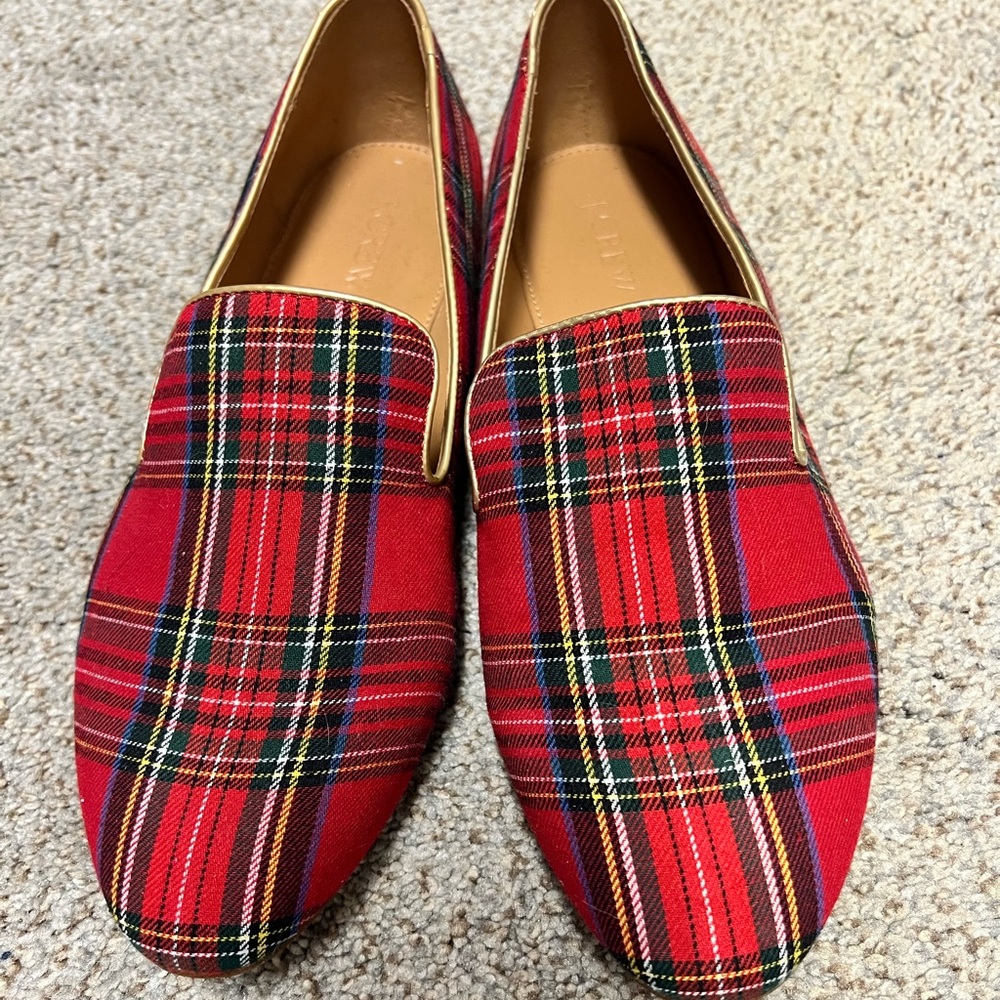 Jcrew Factory Tartan Loafers